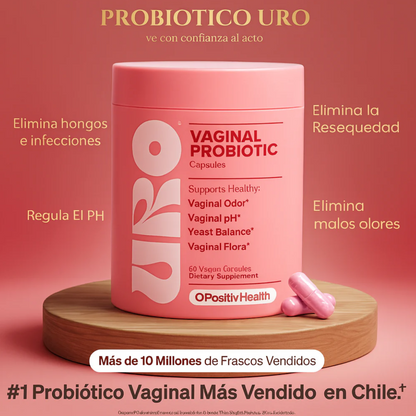 URO™ Probióticos Vaginales 60 Capsulas 🌿