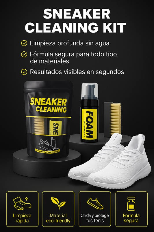 SneakerClean™ Kit – Limpiador Premium Zapatillas/Zapatos