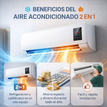 Aire Acondicionado 2 en 1 - AireMax™ ❄️🔥