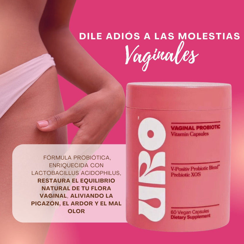 URO™ Probióticos Vaginales 60 Capsulas 🌿